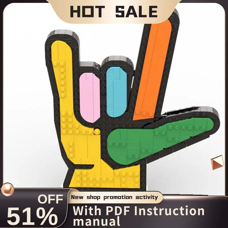 New 424Pcs Famous Moc Bricks Series Sign Language Handshape Model Building Blocks Diy Creative Ideas Bricks Toys Birthday Gift
New 424Pcs Famous Moc Bricks Series Sign Language Handshape Model Building Blocks Diy Creative Ideas Bricks Toys Birthday Gift