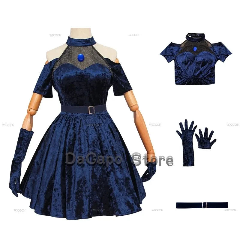 Mizi ALIEN STAGE Cosplay Costume Wig MY CLEMATIS Performance Halloween Women Blue Velvet Girls Evening Dress Party Outfit
Mizi ALIEN STAGE Cosplay Costume Wig MY CLEMATIS Performance Halloween Women Blue Velvet Girls Evening Dress Party Outfit