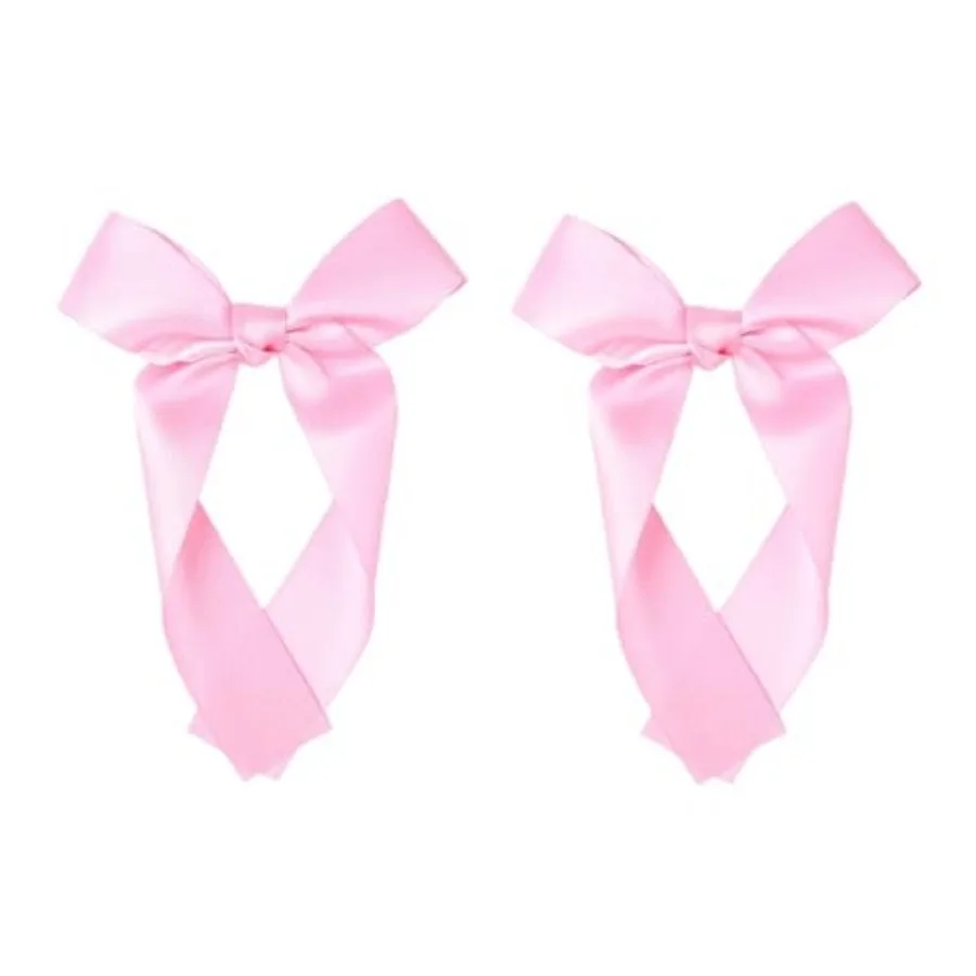 2-Pack Long Satin Ribbon Hair Bows for Girls Elegant Silk Hair Clips for Toddlers, Infants, Teens and - Pink
2-Pack Long Satin Ribbon Hair Bows for Girls Elegant Silk Hair Clips for Toddlers, Infants, Teens and - Pink