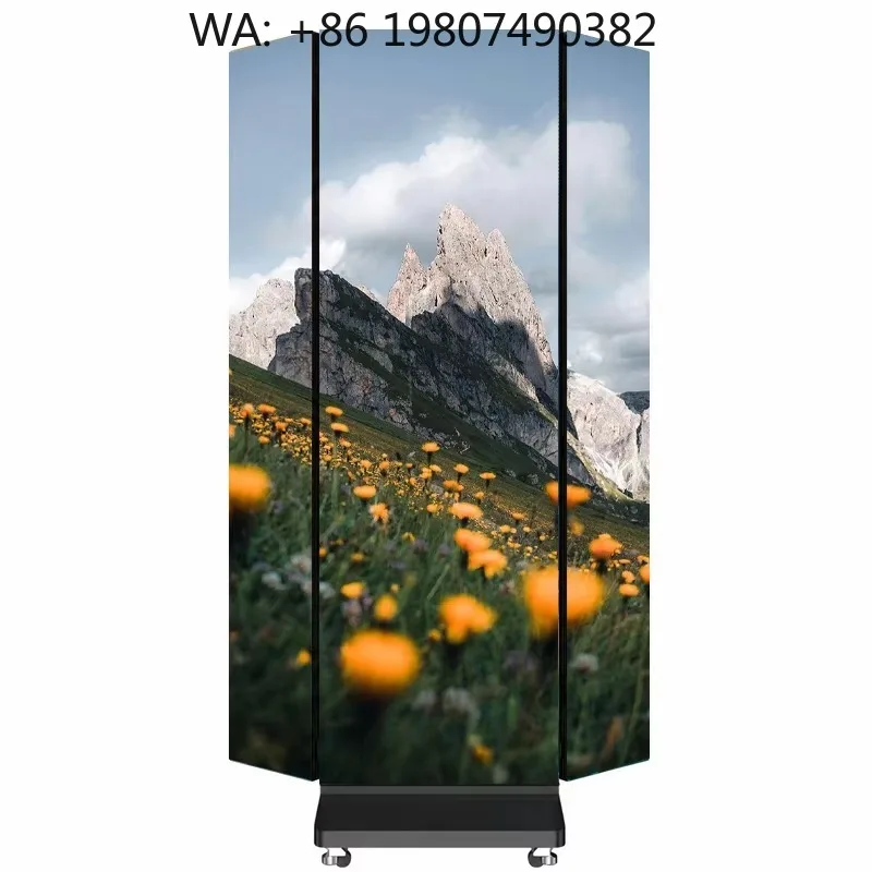 P2 Ultra Thin Trifold Standing LED Poster Movable Double Sided Full Color High Refresh Digital Screen for Indoor Commercial Reta
P2 Ultra Thin Trifold Standing LED Poster Movable Double Sided Full Color High Refresh Digital Screen for Indoor Commercial Reta