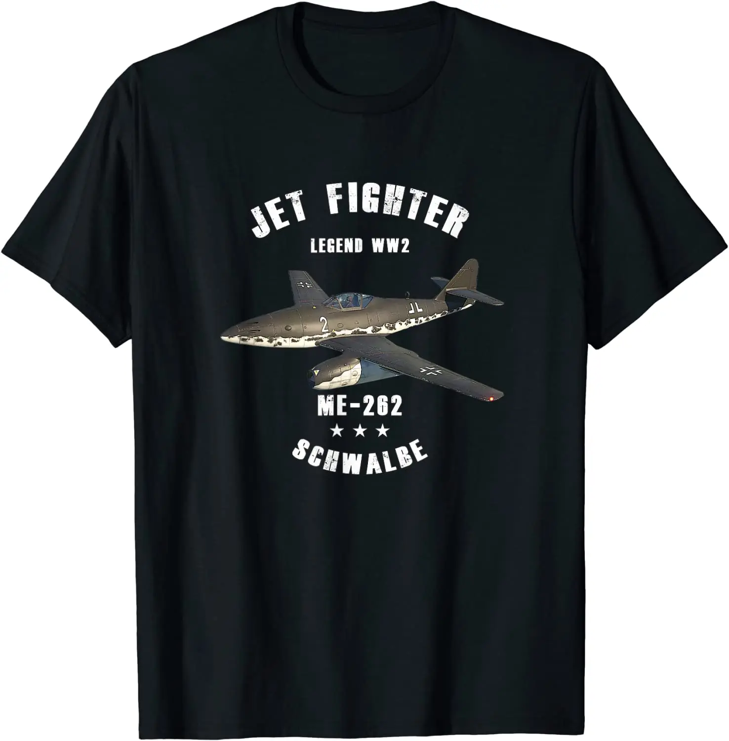 Messerschmitt Me 262 Schwalbe Military Jet Fighter Plane WW2 T-Shirt Short Sleevve Casual Cotton O-Neck Summer Shirt
Messerschmitt Me 262 Schwalbe Military Jet Fighter Plane WW2 T-Shirt Short Sleevve Casual Cotton O-Neck Summer Shirt