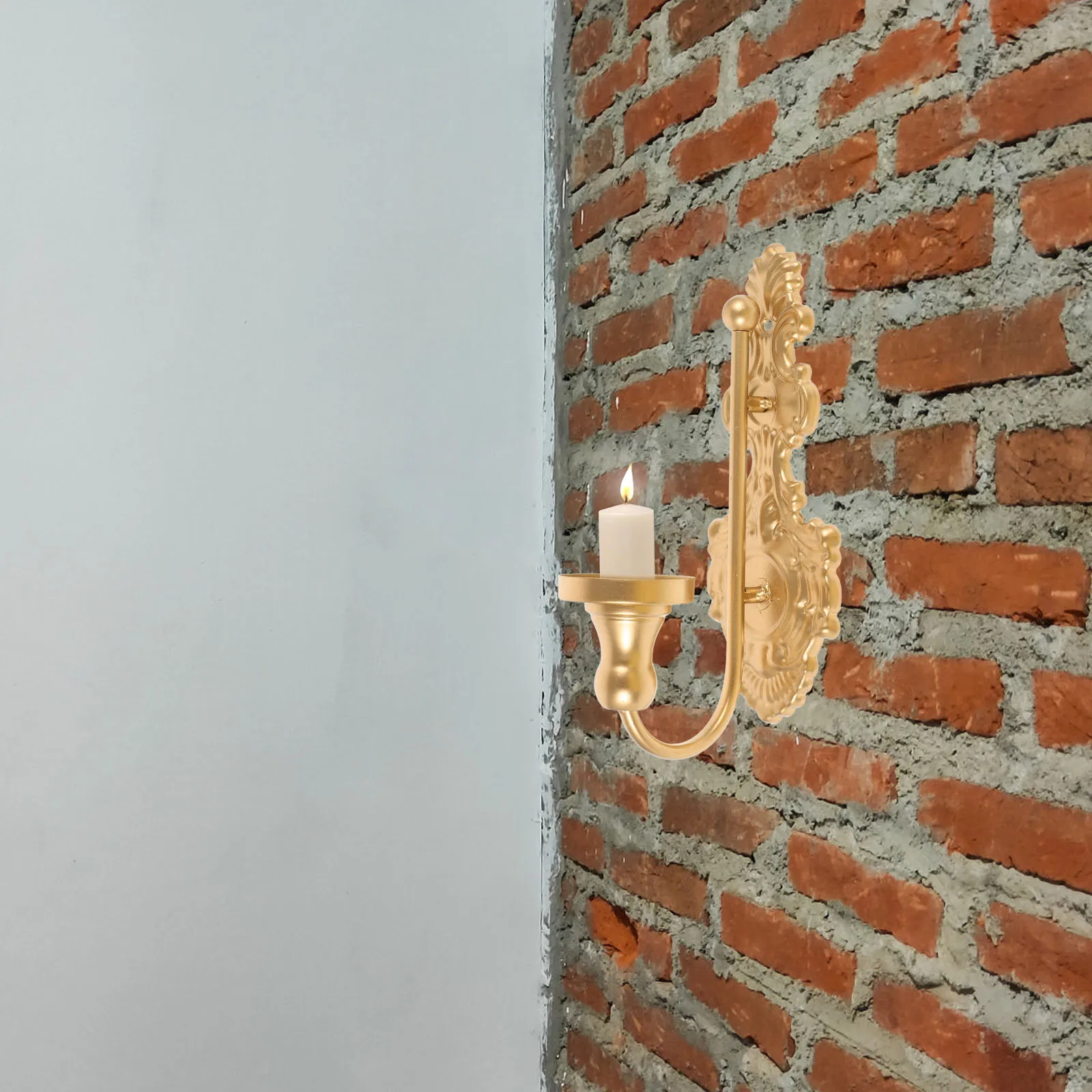European Wall Holder Iron Metal Decorative Candlestick Home Wedding Banquet Decoration Durable Strong No for Living
European Wall Holder Iron Metal Decorative Candlestick Home Wedding Banquet Decoration Durable Strong No for Living