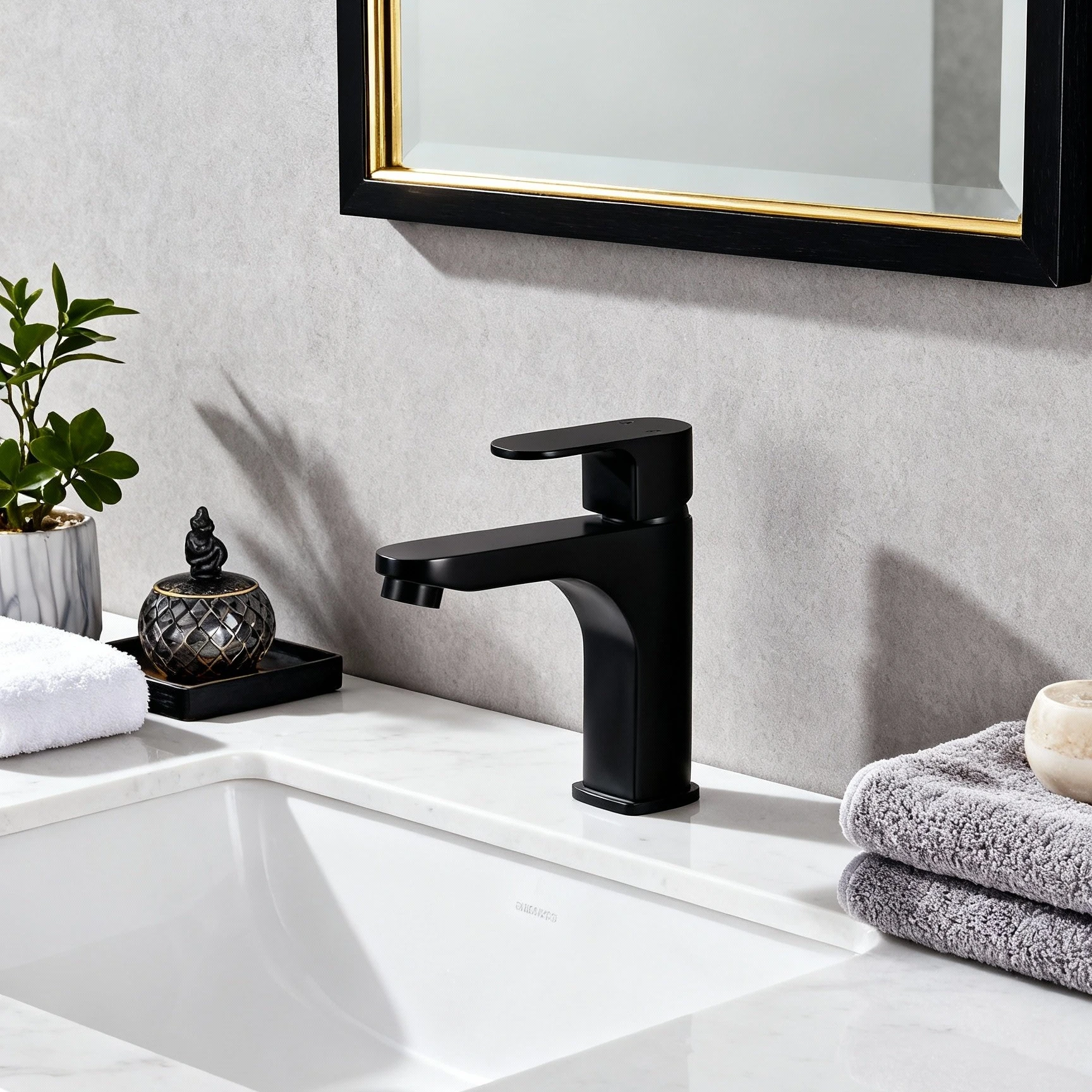 High-End Modern Brass Basin Taps High-Singer Lever Wash Faucets in Many Colors with 5 Years Warranty-Factory Price
High-End Modern Brass Basin Taps High-Singer Lever Wash Faucets in Many Colors with 5 Years Warranty-Factory Price