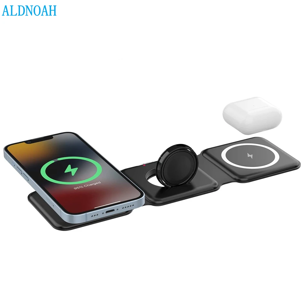 15W 3 in 1 Magnetic Wireless Charger Stand Pad Foldable for iPhone 14 13 12 Pro Max Airpods Pro iWatch 8 7 Fast Charging Station
15W 3 in 1 Magnetic Wireless Charger Stand Pad Foldable for iPhone 14 13 12 Pro Max Airpods Pro iWatch 8 7 Fast Charging Station