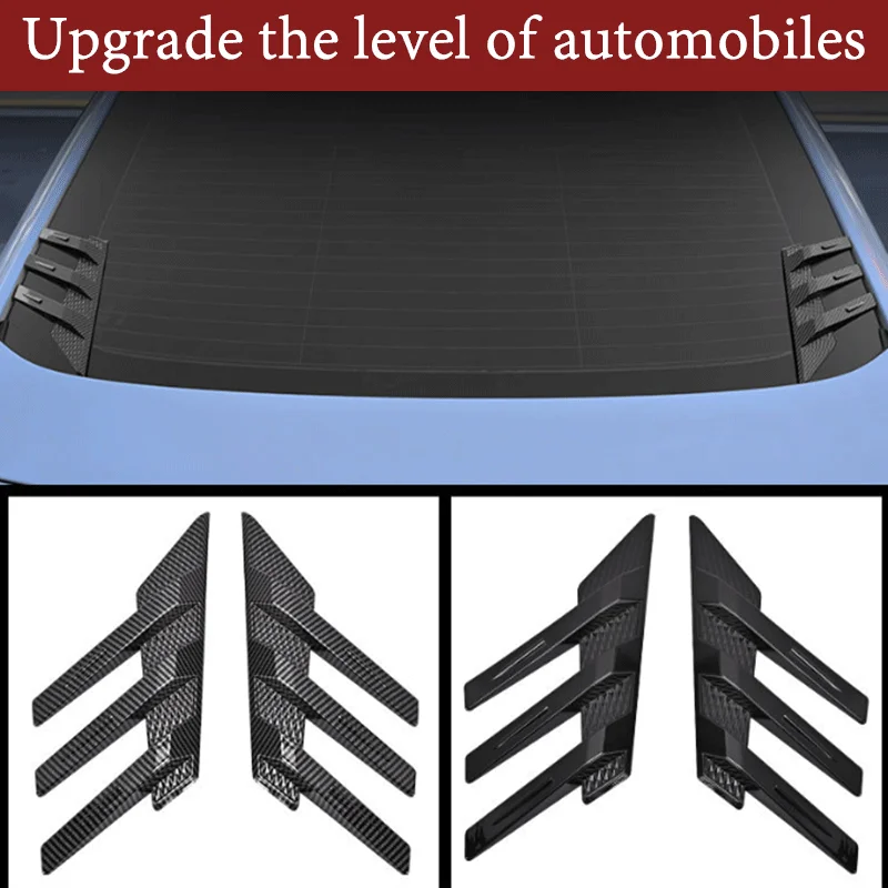 2PCS Car Rear Windshield Side Spoiler Side Vents Decoration General Window Louvers Exterior Decorative Rear Wing Accessories
2PCS Car Rear Windshield Side Spoiler Side Vents Decoration General Window Louvers Exterior Decorative Rear Wing Accessories