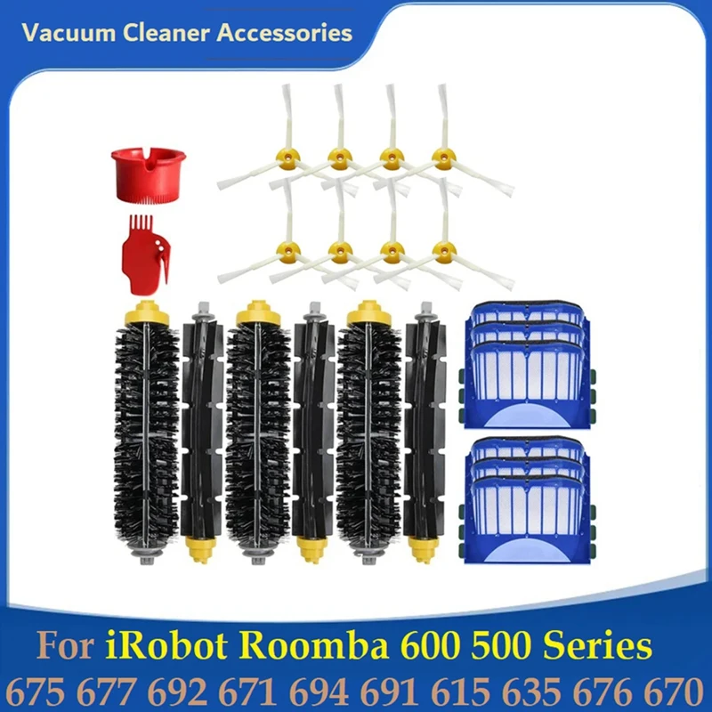 Сменные комплекты для пылесоса Irobot Roomba 500 600 Series 690 680 660 651 650, запасные части, основной боковой фильтр щетки
Сменные комплекты для пылесоса Irobot Roomba 500 600 Series 690 680 660 651 650, запасные части, основной боковой фильтр щетки