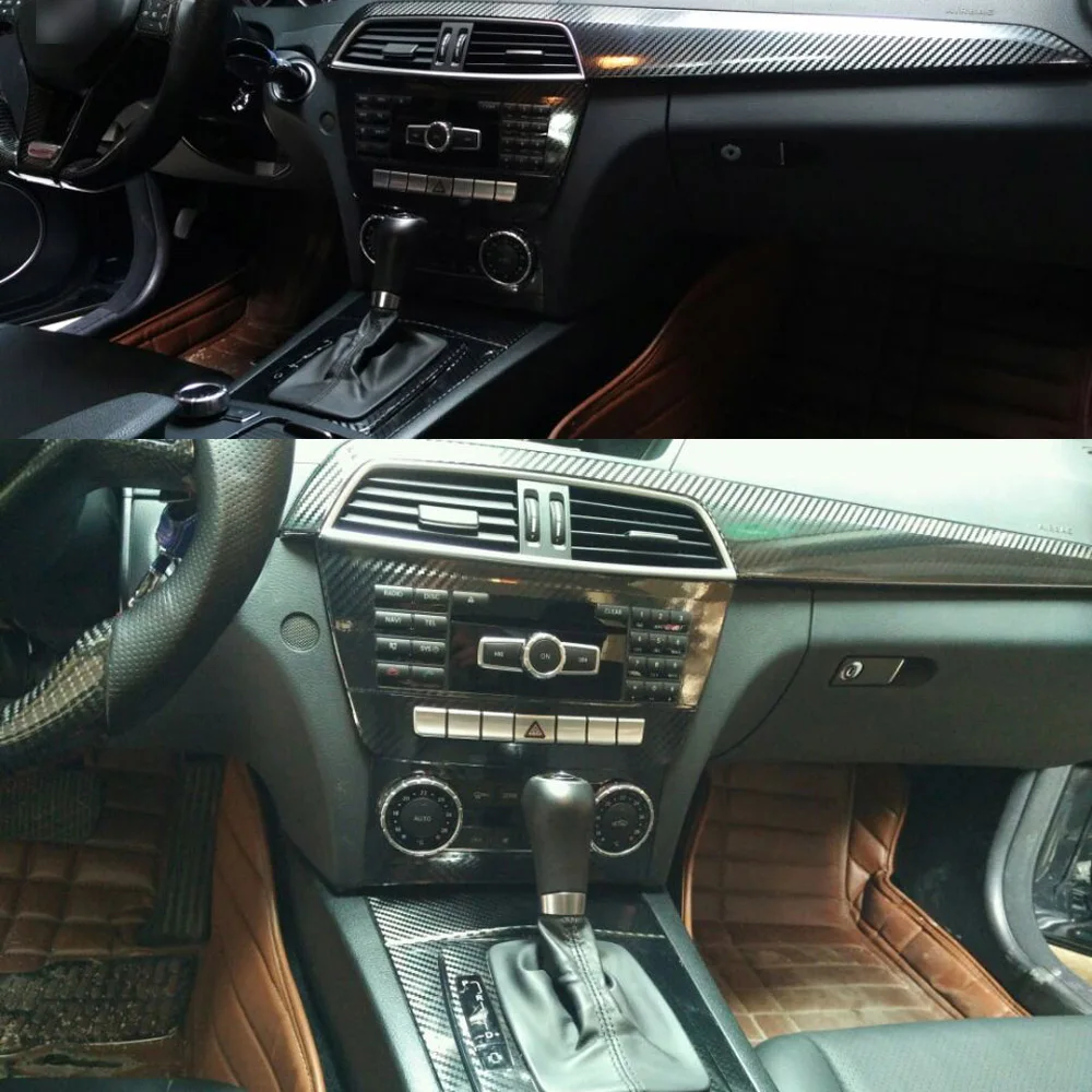 For Mercedes Benz C-Class W204 2011-2014 Car-Styling Carbon Fiber Car Interior Center Console Color Molding Sticker Decals Parts
For Mercedes Benz C-Class W204 2011-2014 Car-Styling Carbon Fiber Car Interior Center Console Color Molding Sticker Decals Parts