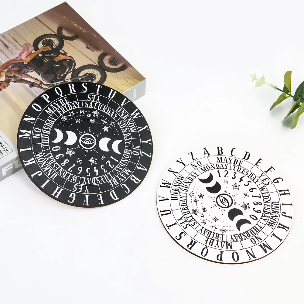 Wooden Pendulum Board Slice Base Stars Moon Phases 26 English Letters Divination Message Metaphysics Altar Wall Art Home Decor
Wooden Pendulum Board Slice Base Stars Moon Phases 26 English Letters Divination Message Metaphysics Altar Wall Art Home Decor