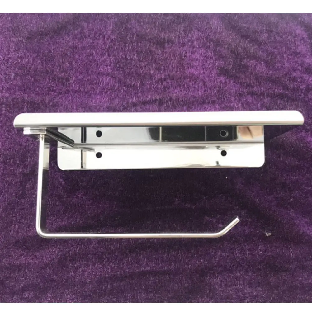 Wall Mounted 304 Stainless Steel Tissue Holder Two in One Design for Bathroom Kitchen Mobile Phone and Roll Storage Silver
Wall Mounted 304 Stainless Steel Tissue Holder Two in One Design for Bathroom Kitchen Mobile Phone and Roll Storage Silver