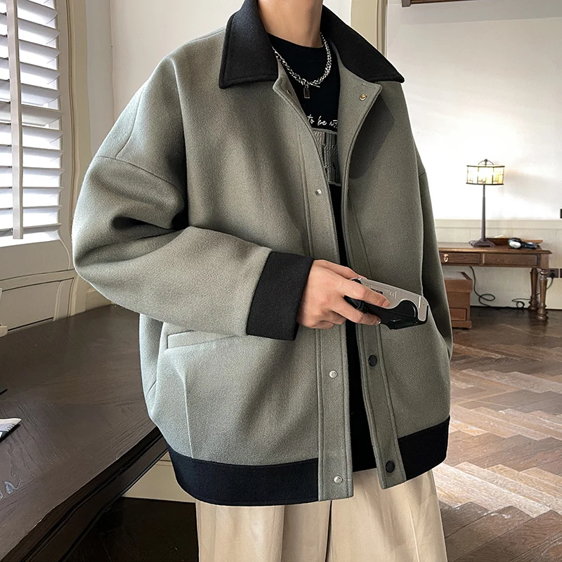 2023 Men Business Jacket Men's Casual Turn Down Coats Patchwork Loose Outerwear Jackets Male Spring 2023 Newest Clothing L212
2023 Men Business Jacket Men's Casual Turn Down Coats Patchwork Loose Outerwear Jackets Male Spring 2023 Newest Clothing L212
