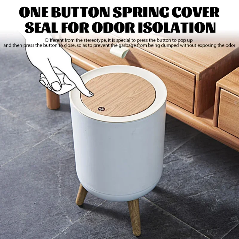 High Foot Wood Grain Trash Can Kitchen Bathroom Living Room Home Desktop Storage Bucket Office Hotel Trash Can Waste Bins
High Foot Wood Grain Trash Can Kitchen Bathroom Living Room Home Desktop Storage Bucket Office Hotel Trash Can Waste Bins