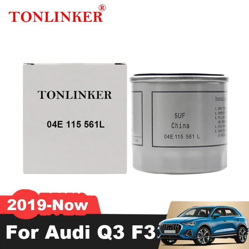 TONLINKER Oil Filter 04E115561L For Audi Q3 F3 4Th Q3Sportback 1.4TFSI CUKB CZEA 2019 2020 20212022-Now 04E115561C 04E115561H
TONLINKER Oil Filter 04E115561L For Audi Q3 F3 4Th Q3Sportback 1.4TFSI CUKB CZEA 2019 2020 20212022-Now 04E115561C 04E115561H