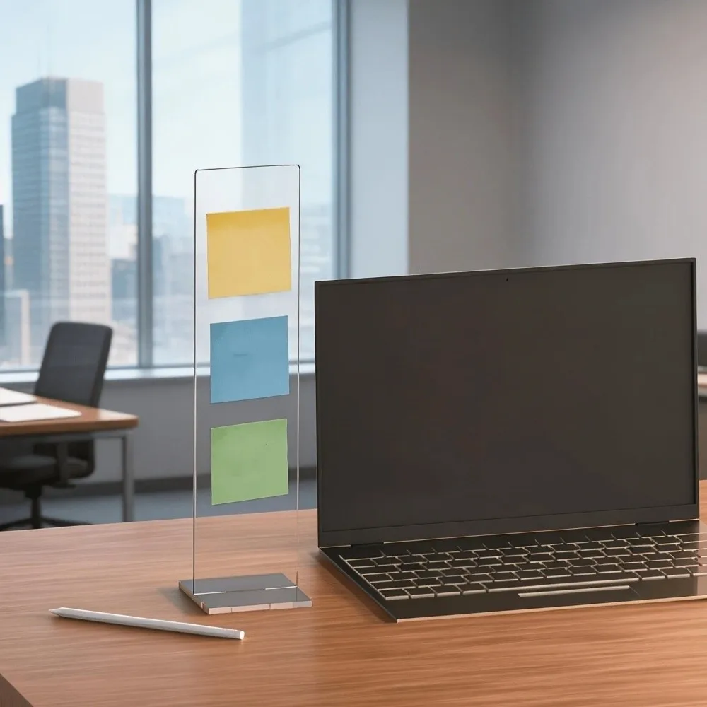 Transparent Acrylic Desk Note Board Detachable Display Board Desktop Schedule Board Dry Erasable Vertical Message Board
Transparent Acrylic Desk Note Board Detachable Display Board Desktop Schedule Board Dry Erasable Vertical Message Board