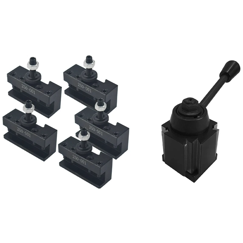 Hot 6 Pcs Wedge Quick Change Tool Kit Tool Kit Lathe Tool Knife Holder 250-000 & 250-001
Hot 6 Pcs Wedge Quick Change Tool Kit Tool Kit Lathe Tool Knife Holder 250-000 & 250-001