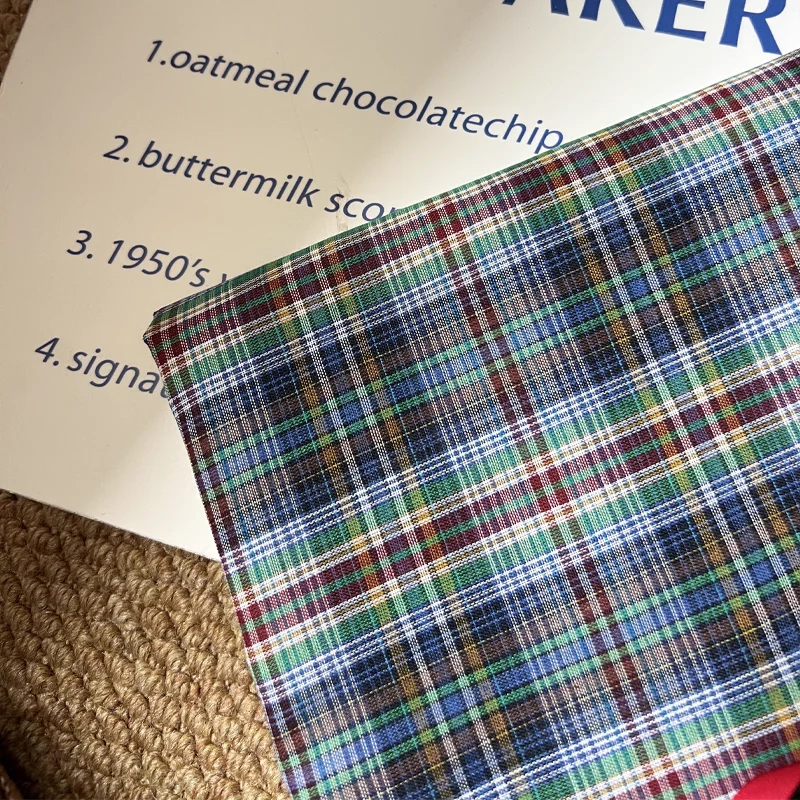 Fabric Polyester Thin Cotton Blue Grid Shirts Pajamas Toy Dolls Clothes DIY Fabrics
Fabric Polyester Thin Cotton Blue Grid Shirts Pajamas Toy Dolls Clothes DIY Fabrics