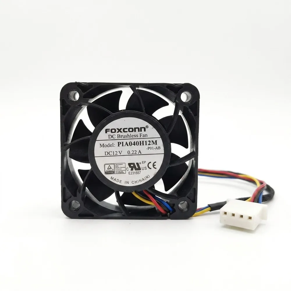 For FOXCONN PIA040H12M 4028 DC12V 0.22A 4CM 4-Pin PWM High Airflow Cooling Fan
For FOXCONN PIA040H12M 4028 DC12V 0.22A 4CM 4-Pin PWM High Airflow Cooling Fan