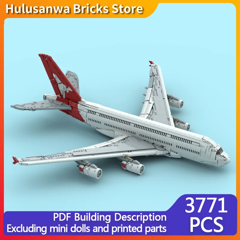 A380 Civil Airliner Model MOC Building Bricks War Equipment Modular Technology Assemble Children Toys Suit Gifts Holiday
A380 Civil Airliner Model MOC Building Bricks War Equipment Modular Technology Assemble Children Toys Suit Gifts Holiday