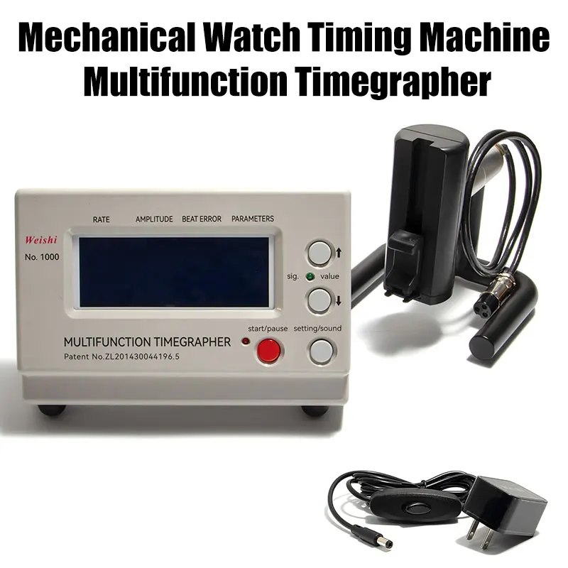 Mechanical Watch Timing Machine Multifunction Timegrapher for Watch Tester Watch Tester Calibrator Repairing Tools NO.1000
Mechanical Watch Timing Machine Multifunction Timegrapher for Watch Tester Watch Tester Calibrator Repairing Tools NO.1000