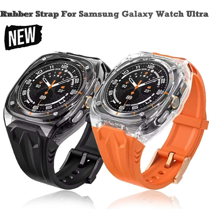 Mod Kit Strap+Case for Samsung Galaxy Watch 7 Ultra 47mm Silicone Loop Band Bracelet for Galaxy Watch Ultra Men Sport Wristband
Mod Kit Strap+Case for Samsung Galaxy Watch 7 Ultra 47mm Silicone Loop Band Bracelet for Galaxy Watch Ultra Men Sport Wristband