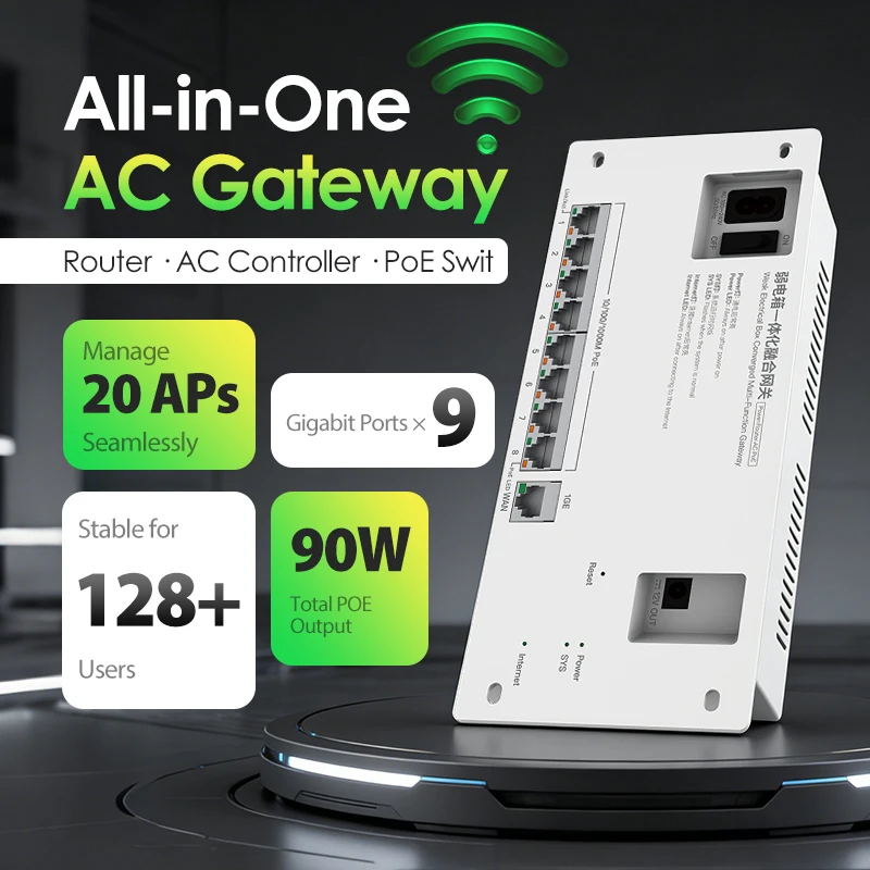 Коммутатор Lintratek 2.5Gb с веб-управлением, 9 портов 2.5GBASE-T, 100 Вт, PoE-коммутатор IEEE802.3af/at для беспроводных точек доступа WIFI6
Коммутатор Lintratek 2.5Gb с веб-управлением, 9 портов 2.5GBASE-T, 100 Вт, PoE-коммутатор IEEE802.3af/at для беспроводных точек доступа WIFI6