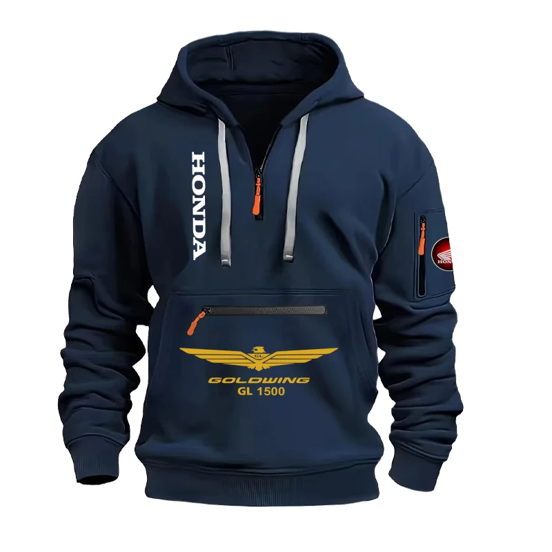 Honda Men's Casual Sports Hoodie - Spring/Autumn Fashion Honda Logo Long Sleeve Pullover with Multiple Pockets Men's Shirt
Honda Men's Casual Sports Hoodie - Spring/Autumn Fashion Honda Logo Long Sleeve Pullover with Multiple Pockets Men's Shirt