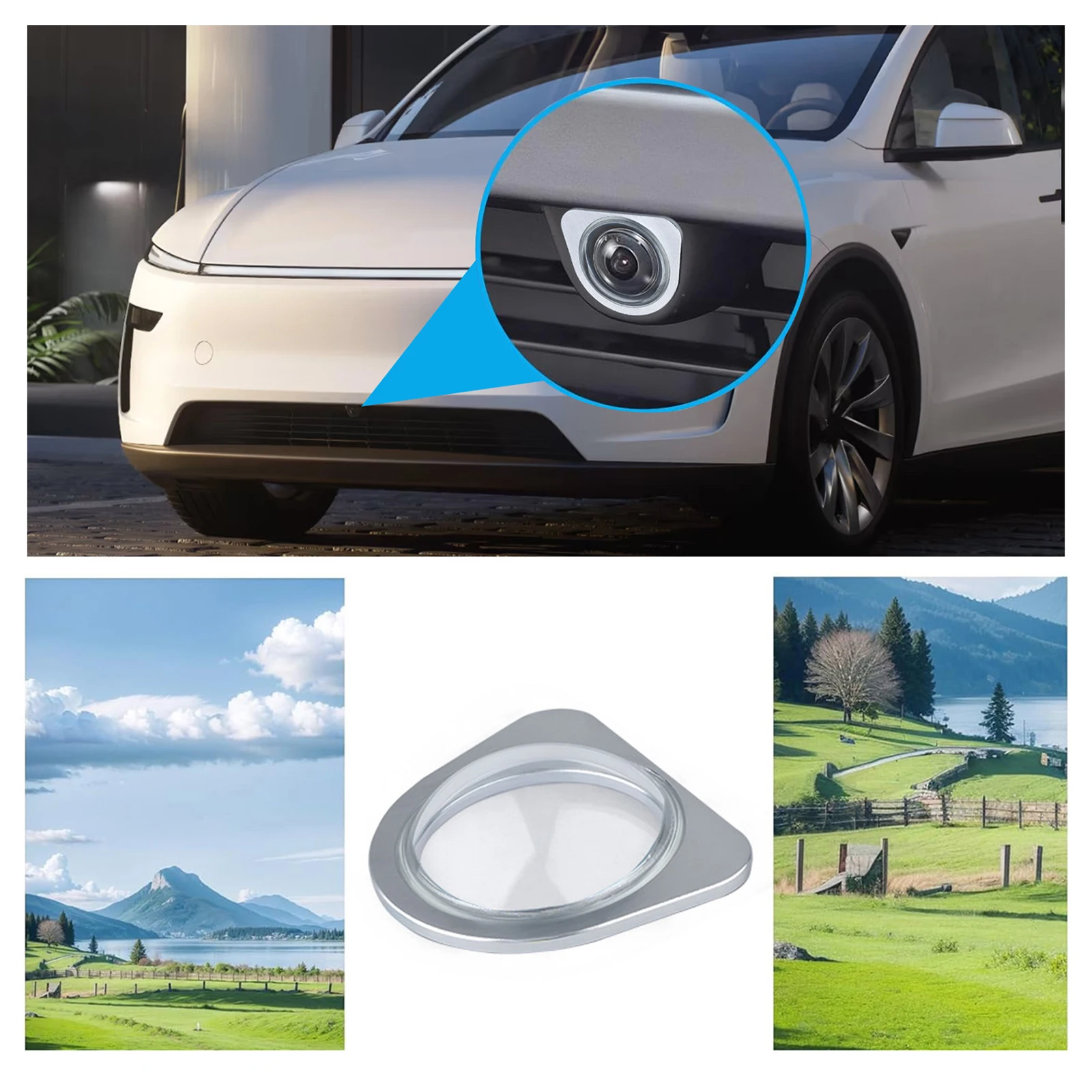 Lens Guard Tempered Glass Front Bumper Camera Lens Protector Scratch & Drop Resistant for Tesla Model Y/3 2025-2026Model YL
Lens Guard Tempered Glass Front Bumper Camera Lens Protector Scratch & Drop Resistant for Tesla Model Y/3 2025-2026Model YL