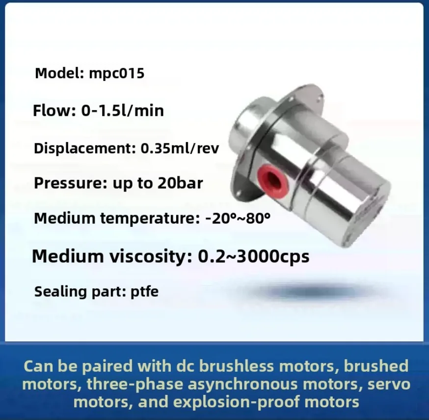 Miniature Gear Pump Firewood Filling Stainless Steel Pump Head 24v Small Metering Circulation Pump No Leak
Miniature Gear Pump Firewood Filling Stainless Steel Pump Head 24v Small Metering Circulation Pump No Leak