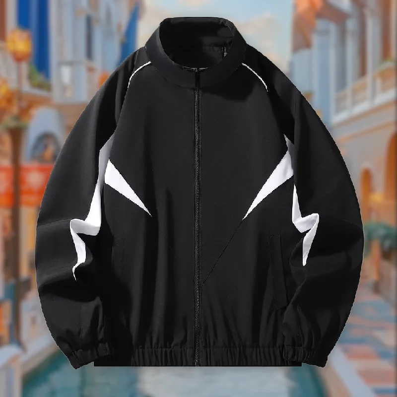 2025 Autumn Stitched Color Contrast Jacket Men's Fashion Korean Version Stand Collar Jacket Men Streetwear Baseball Uniform Coat
2025 Autumn Stitched Color Contrast Jacket Men's Fashion Korean Version Stand Collar Jacket Men Streetwear Baseball Uniform Coat