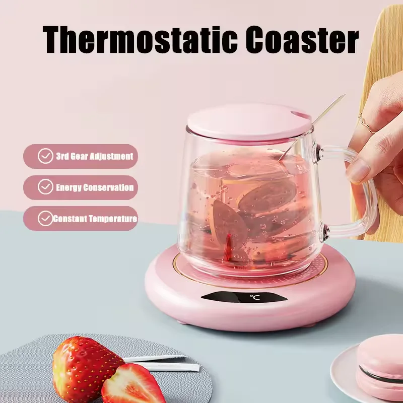 Electric Cup Warmer Coffee Mug Heating Coaster 3 Temperature Setting Thermostatic Hot Plate Tea Water Heating Pad USB Cup Heater
Electric Cup Warmer Coffee Mug Heating Coaster 3 Temperature Setting Thermostatic Hot Plate Tea Water Heating Pad USB Cup Heater