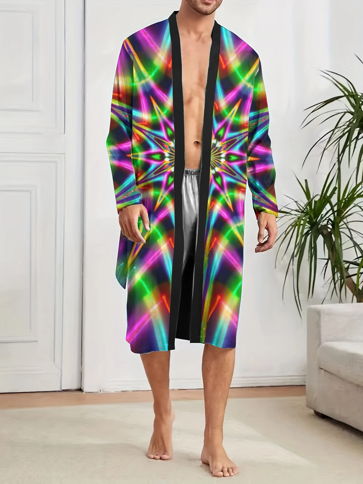 Men's Bathrobe 2026 Pajama Bathrobe Men's Printed Long Pajama Fun Pajama, Quick Drying and Non Fading
Men's Bathrobe 2026 Pajama Bathrobe Men's Printed Long Pajama Fun Pajama, Quick Drying and Non Fading