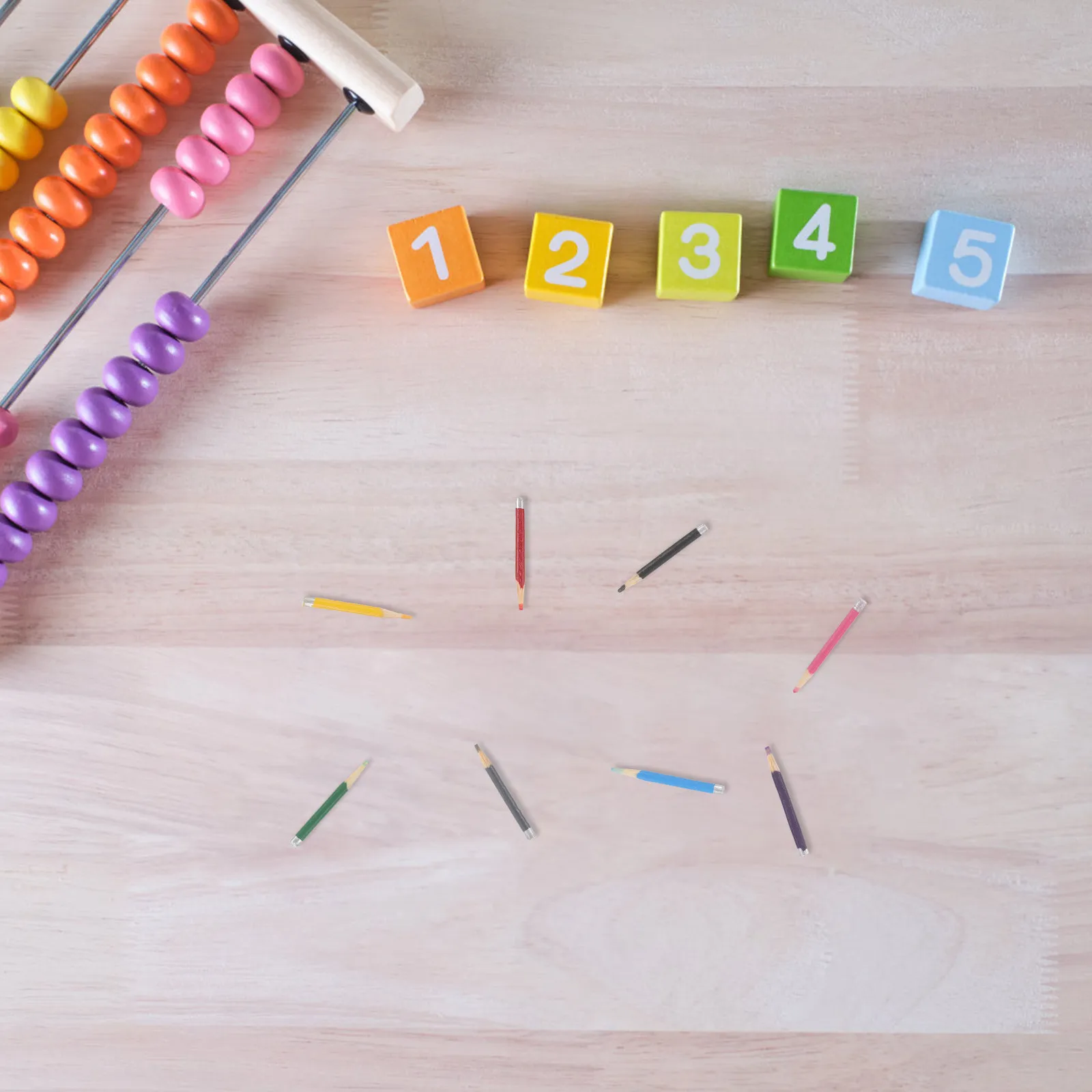 8Pcs Miniature School Supplies Colorful Wood Pencils for Dollhouse Interior Decoration Creative Classroom Setup Realistic Desk
8Pcs Miniature School Supplies Colorful Wood Pencils for Dollhouse Interior Decoration Creative Classroom Setup Realistic Desk