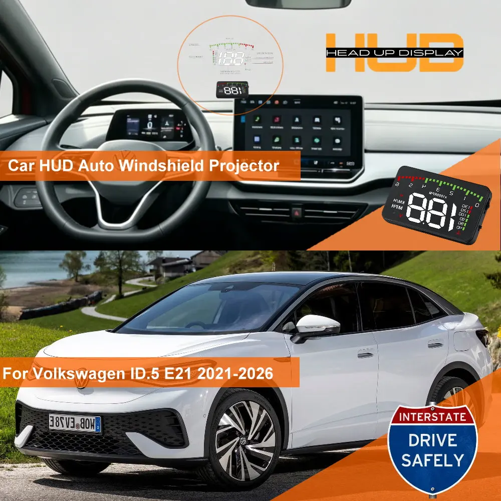 Car HUD Head Up Display For Volkswagen VW ID4 E21 2020-2026 ID5 E21 2021-2026 ID 4/5 Auto Windshield Projector Accessories
Car HUD Head Up Display For Volkswagen VW ID4 E21 2020-2026 ID5 E21 2021-2026 ID 4/5 Auto Windshield Projector Accessories