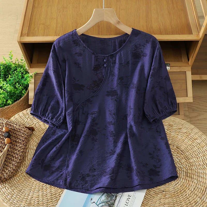 Korean Style plus Size Women's T-Shirt round Neck Print Short Sleeve Base Shirt Slimming Top Comfortable Breathable Summer Ne...
Korean Style plus Size Women's T-Shirt round Neck Print Short Sleeve Base Shirt Slimming Top Comfortable Breathable Summer Ne...