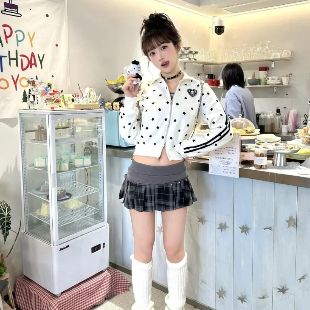Loose Sweet Fresh Student Preppy Style Coat American Minority Embroidery Hoody Dot Star Short All-match Literary Jacket
Loose Sweet Fresh Student Preppy Style Coat American Minority Embroidery Hoody Dot Star Short All-match Literary Jacket