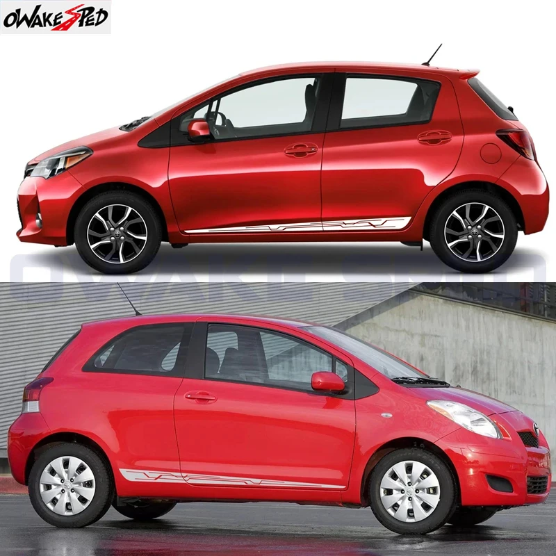 2pcs For Toyota Yaris Vitz Car Body Door Side Skirt Stickers Circuit Graphics Long Stripes Featuning Accessories Vinyl Decals
2pcs For Toyota Yaris Vitz Car Body Door Side Skirt Stickers Circuit Graphics Long Stripes Featuning Accessories Vinyl Decals