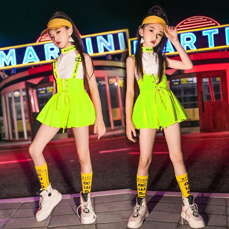 Fluorescent Green Jazz Hip Hop Costume Girl Cheerlead Performance Outfits 2020 Fashion Stage Wear Street Dance Suit
Fluorescent Green Jazz Hip Hop Costume Girl Cheerlead Performance Outfits 2020 Fashion Stage Wear Street Dance Suit