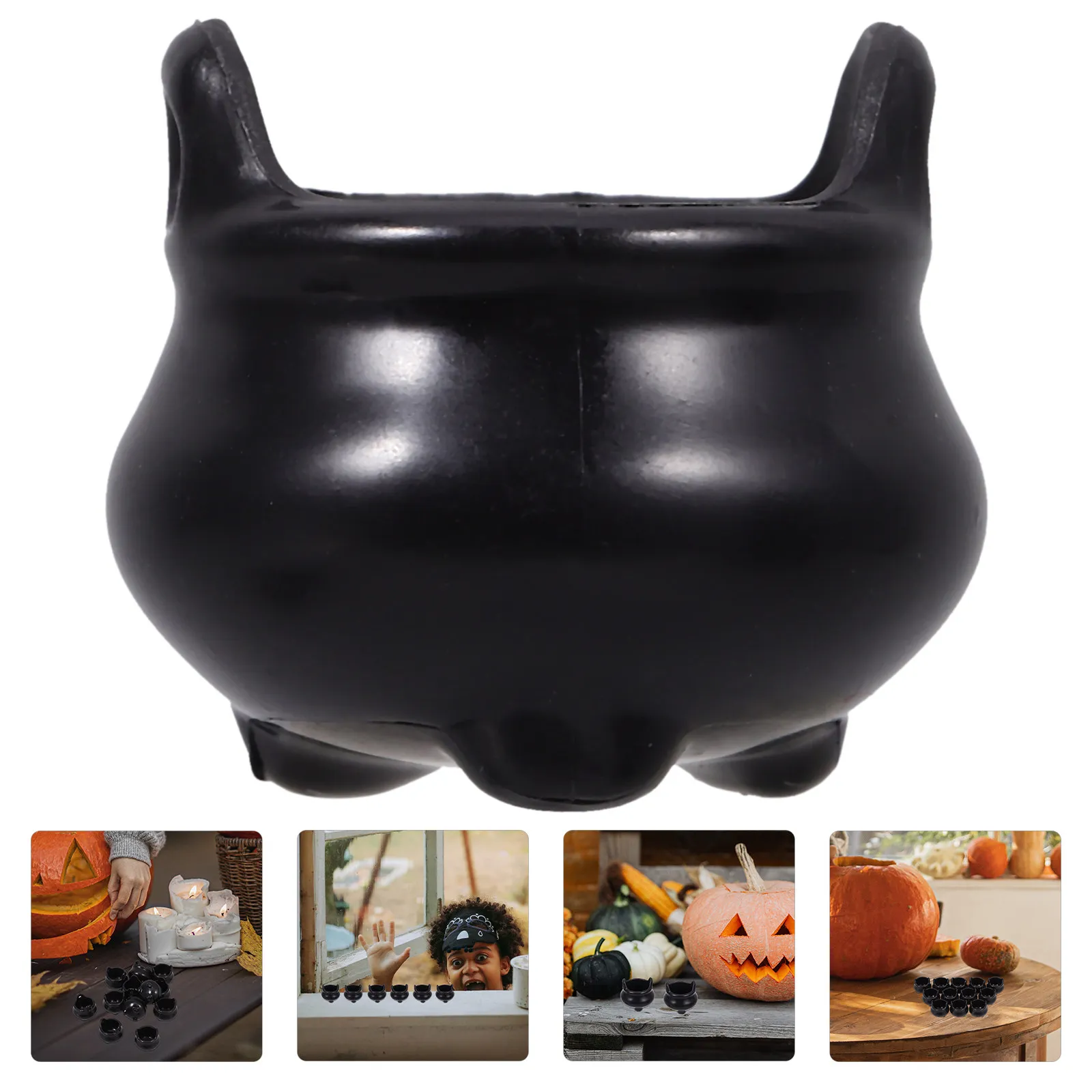 Набор из 12 миниатюрных котелков-украшений: декор для Хэллоуина, жуткие кухонные акценты для миниатюрных домиков, тематических вечеринок
Набор из 12 миниатюрных котелков-украшений: декор для Хэллоуина, жуткие кухонные акценты для миниатюрных домиков, тематических вечеринок