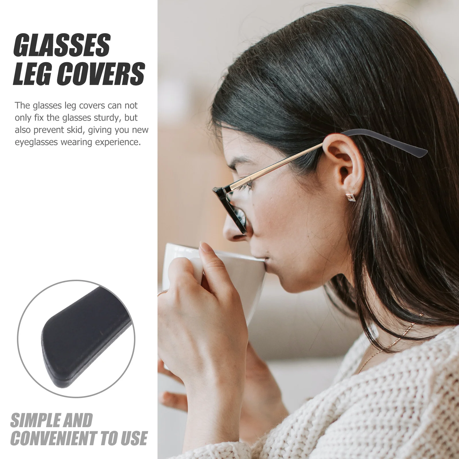 Eyeglass Anti-Slip Silicone Tubes Grips For Sunglasses Running Sports Protective Leg Covers Labor Protection Eyewear
Eyeglass Anti-Slip Silicone Tubes Grips For Sunglasses Running Sports Protective Leg Covers Labor Protection Eyewear