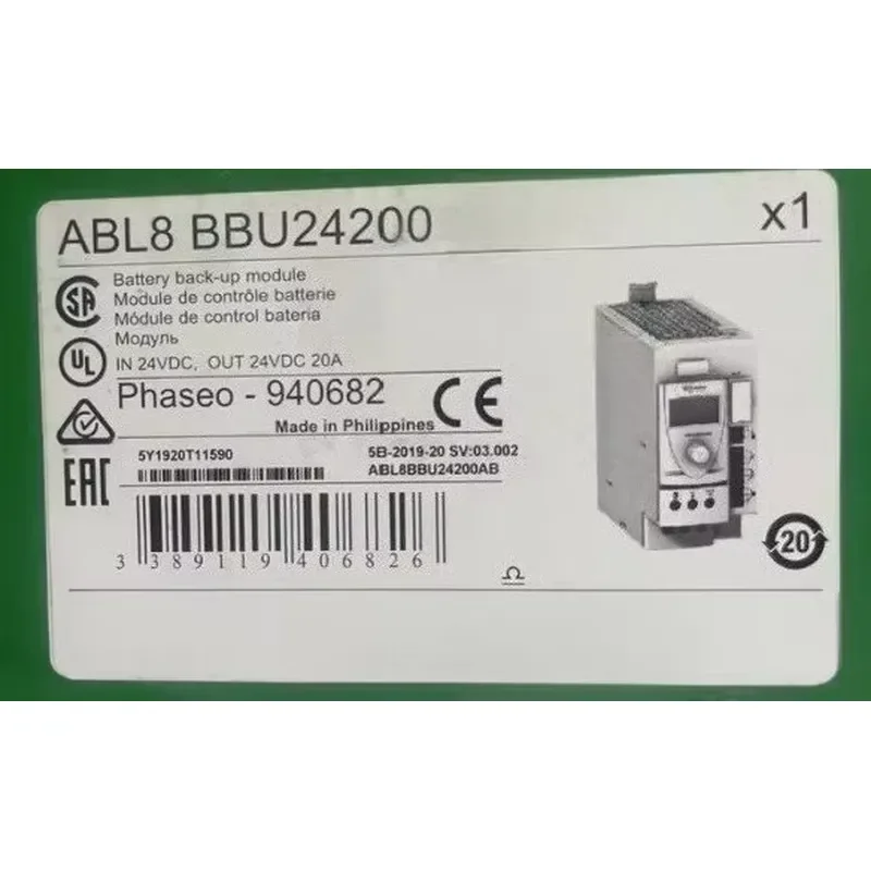 Brand New ABL8BBU24200 ABL8 BBU24200 1pc module Fast Delivery
Brand New ABL8BBU24200 ABL8 BBU24200 1pc module Fast Delivery