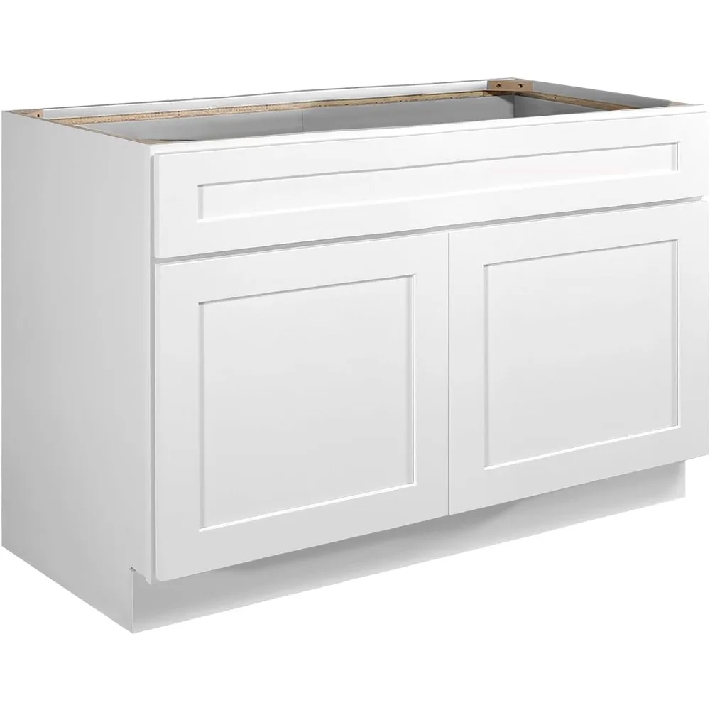 Brookings Under Sink Kitchen Cabinet, Solid Wood, 2 Soft-Close Doors, Shaker Style, Easy Assembly, White, 24.0 in. L x 48.0 in.
Brookings Under Sink Kitchen Cabinet, Solid Wood, 2 Soft-Close Doors, Shaker Style, Easy Assembly, White, 24.0 in. L x 48.0 in.