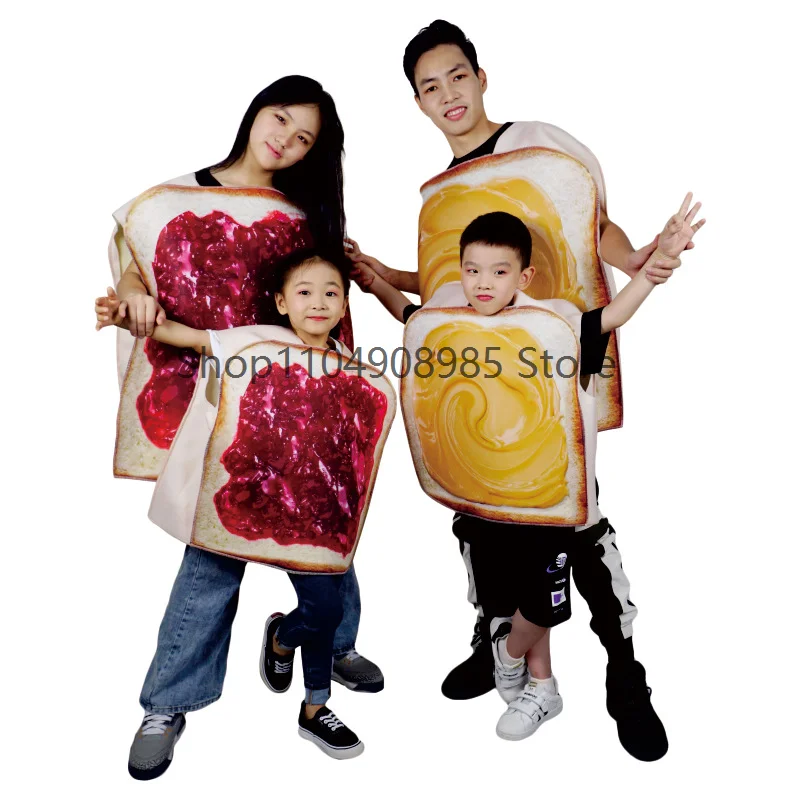 Cosplay Toast With Butter And Strawberry Jam Costume For Adult Children Carnival Party Breakfast Food Cosplay Outfit
Cosplay Toast With Butter And Strawberry Jam Costume For Adult Children Carnival Party Breakfast Food Cosplay Outfit