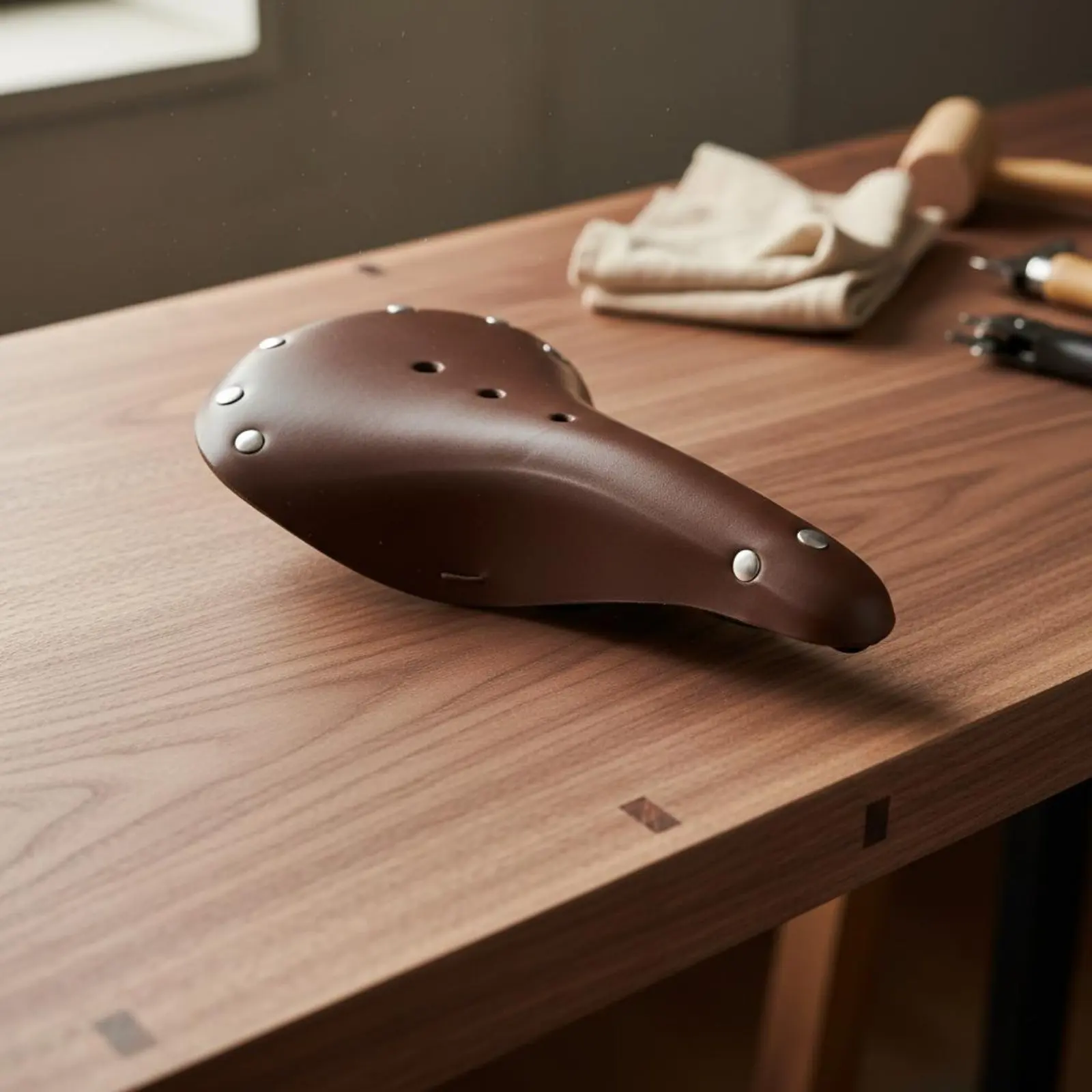 Leather Coil Cycle Saddle Shock Absorbing Vintage Leather Bike Saddle for Paved Cycling
Leather Coil Cycle Saddle Shock Absorbing Vintage Leather Bike Saddle for Paved Cycling