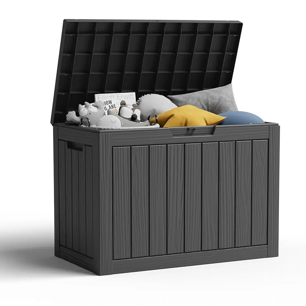 45 Gallon Resin De Box, Lockable Patio Outdoor Storage Box For Furniture, Garden Tools And Tools Storage, Waterproof Outside
45 Gallon Resin De Box, Lockable Patio Outdoor Storage Box For Furniture, Garden Tools And Tools Storage, Waterproof Outside