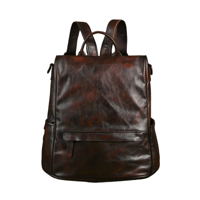 Natural Cow Leather Women Backpacks Lady Cowhide Design Vintage Bags Female Retro Versatile Backpacks Ladie Fashion Bag
Natural Cow Leather Women Backpacks Lady Cowhide Design Vintage Bags Female Retro Versatile Backpacks Ladie Fashion Bag