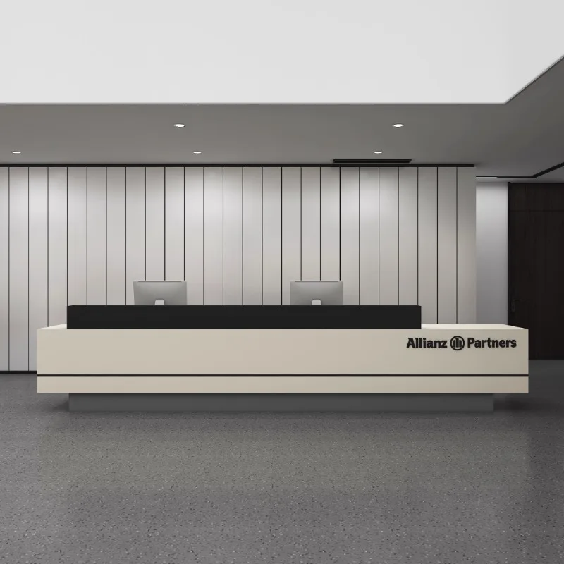 Elegant Modern Reception Desks Quality Design Two People Business Reception Desks Commericial Sales Scrivania Office Furniture
Elegant Modern Reception Desks Quality Design Two People Business Reception Desks Commericial Sales Scrivania Office Furniture