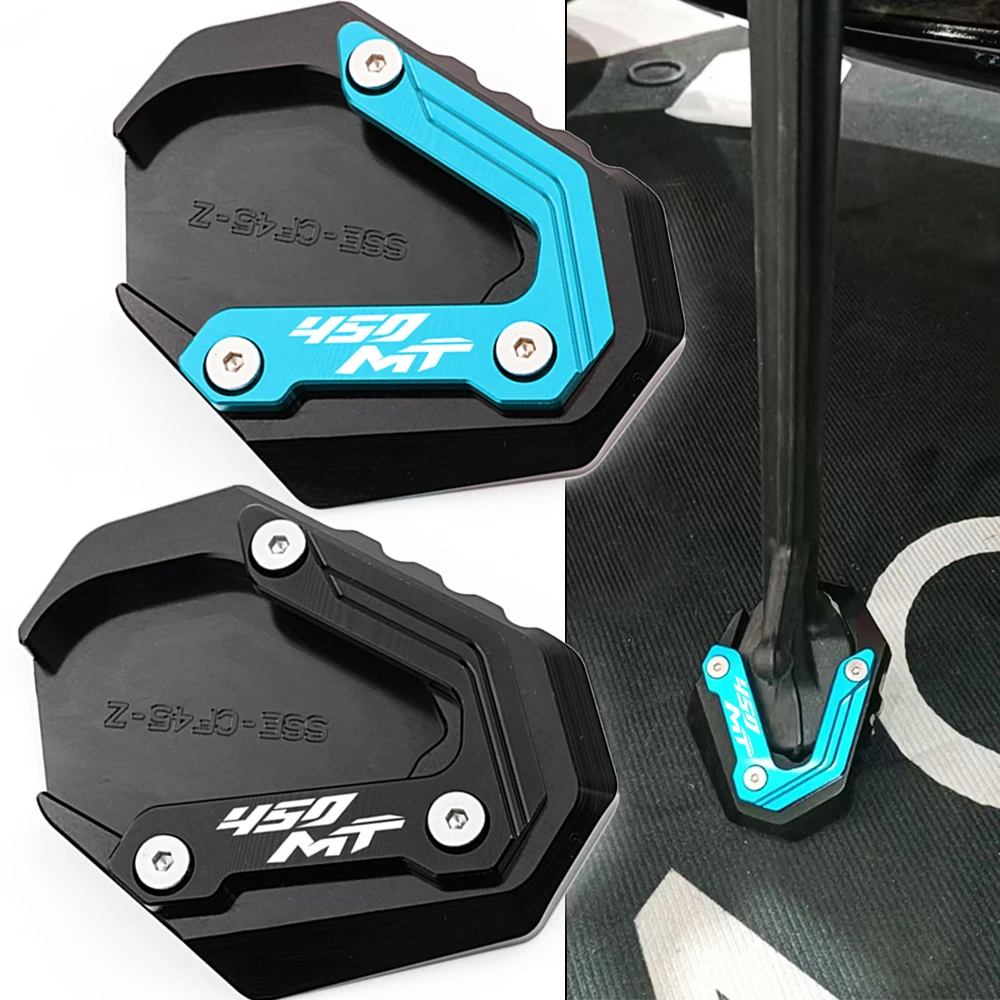 For CFMOTO 450MT MT450 CF 450 MT 2024 2025 Motorcycles Accessories CNC Foot Side Stand Enlarger Plate Pad Kickstand Extension
For CFMOTO 450MT MT450 CF 450 MT 2024 2025 Motorcycles Accessories CNC Foot Side Stand Enlarger Plate Pad Kickstand Extension