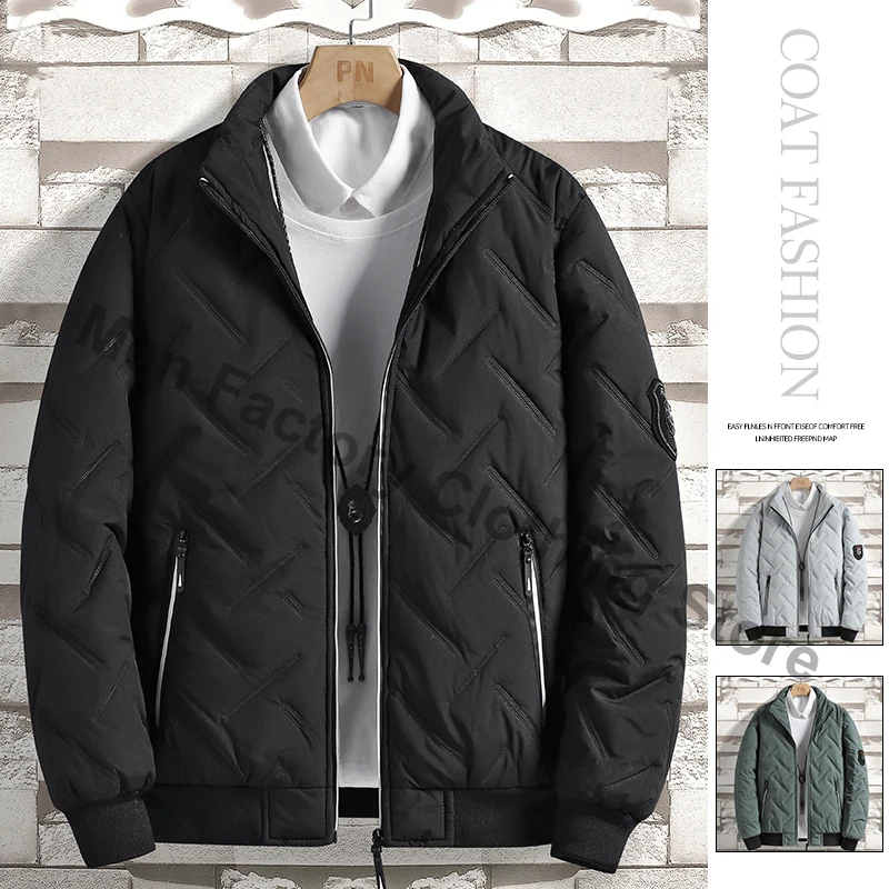 Men Bomber Jacket Casual Autumn Winter Jacket Thicken Men Fashion Clothing 2025 Streetwear Cotton Padded Jacket Slim Fit Coat
Men Bomber Jacket Casual Autumn Winter Jacket Thicken Men Fashion Clothing 2025 Streetwear Cotton Padded Jacket Slim Fit Coat