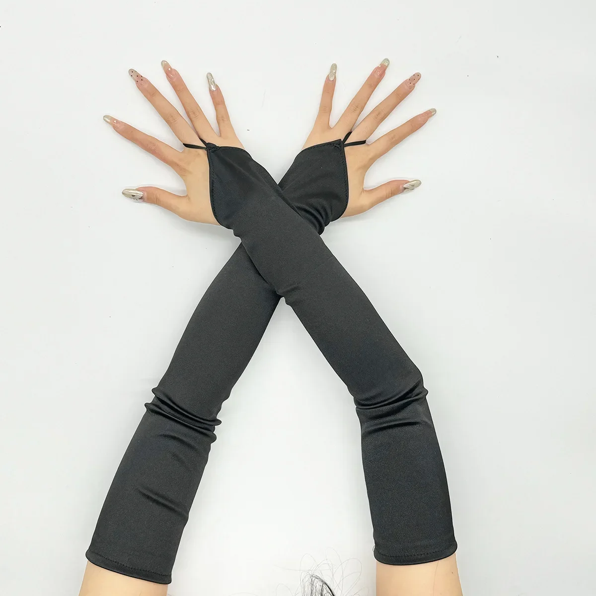 Ladies' Gloves, Long Hook-Finger Tinted Gloves, Ball Gloves, Bride's Wedding Dress Gloves, Sun-Protective Fashion Gloves C101
Ladies' Gloves, Long Hook-Finger Tinted Gloves, Ball Gloves, Bride's Wedding Dress Gloves, Sun-Protective Fashion Gloves C101