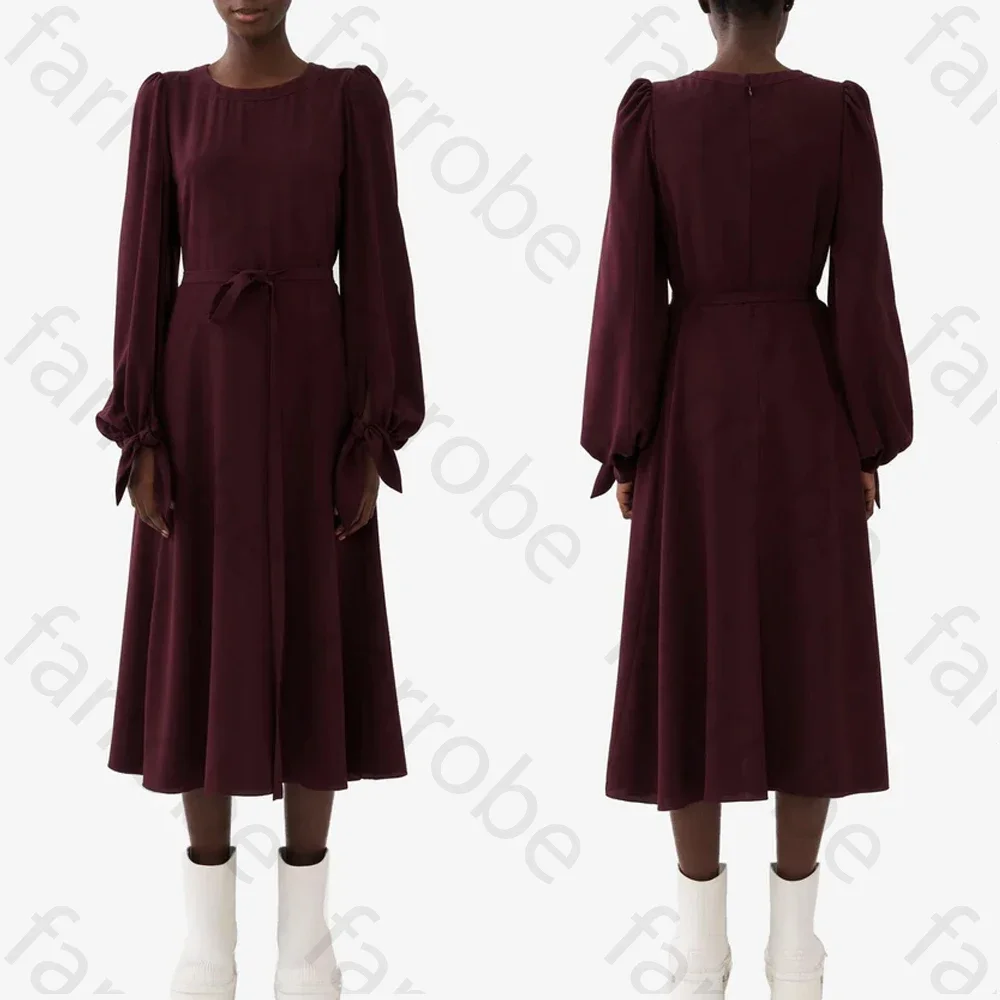 Customized Elegant Long-sleeved Midi Dress A-Line Evening Dresses Occasion Formal Exquisite High Quality Prom Party Gowns Women
Customized Elegant Long-sleeved Midi Dress A-Line Evening Dresses Occasion Formal Exquisite High Quality Prom Party Gowns Women