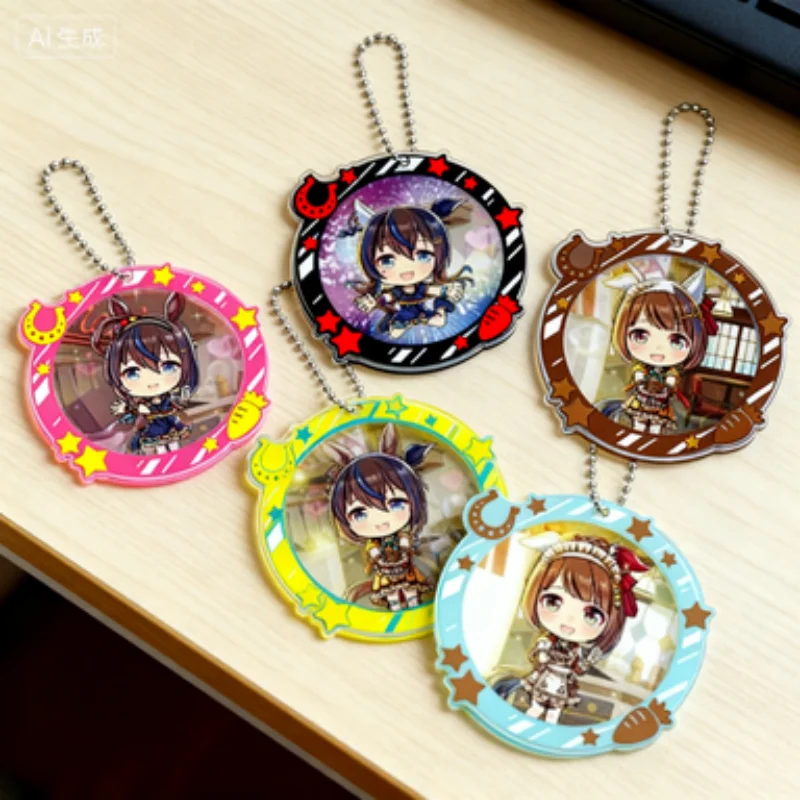 Anime PrettyDerby Acrylic key ring keychain Cartoon Desktop Ornament Peripherals Customized Transparent friend Gift 
Anime PrettyDerby Acrylic key ring keychain Cartoon Desktop Ornament Peripherals Customized Transparent friend Gift